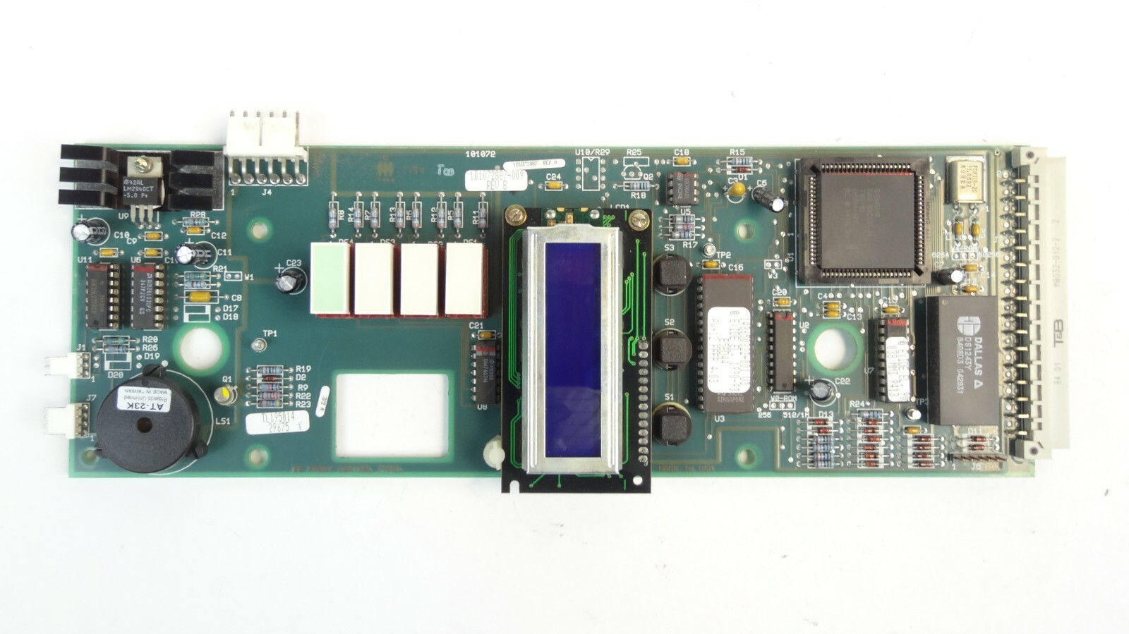 Powerware / Exide 101072887-009 Rev B Front Control Panel PCB Assembly