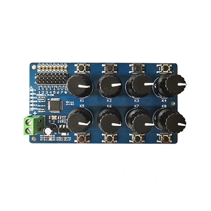 8 Channel Servo Controller Debugging Board for Angle Adjustments