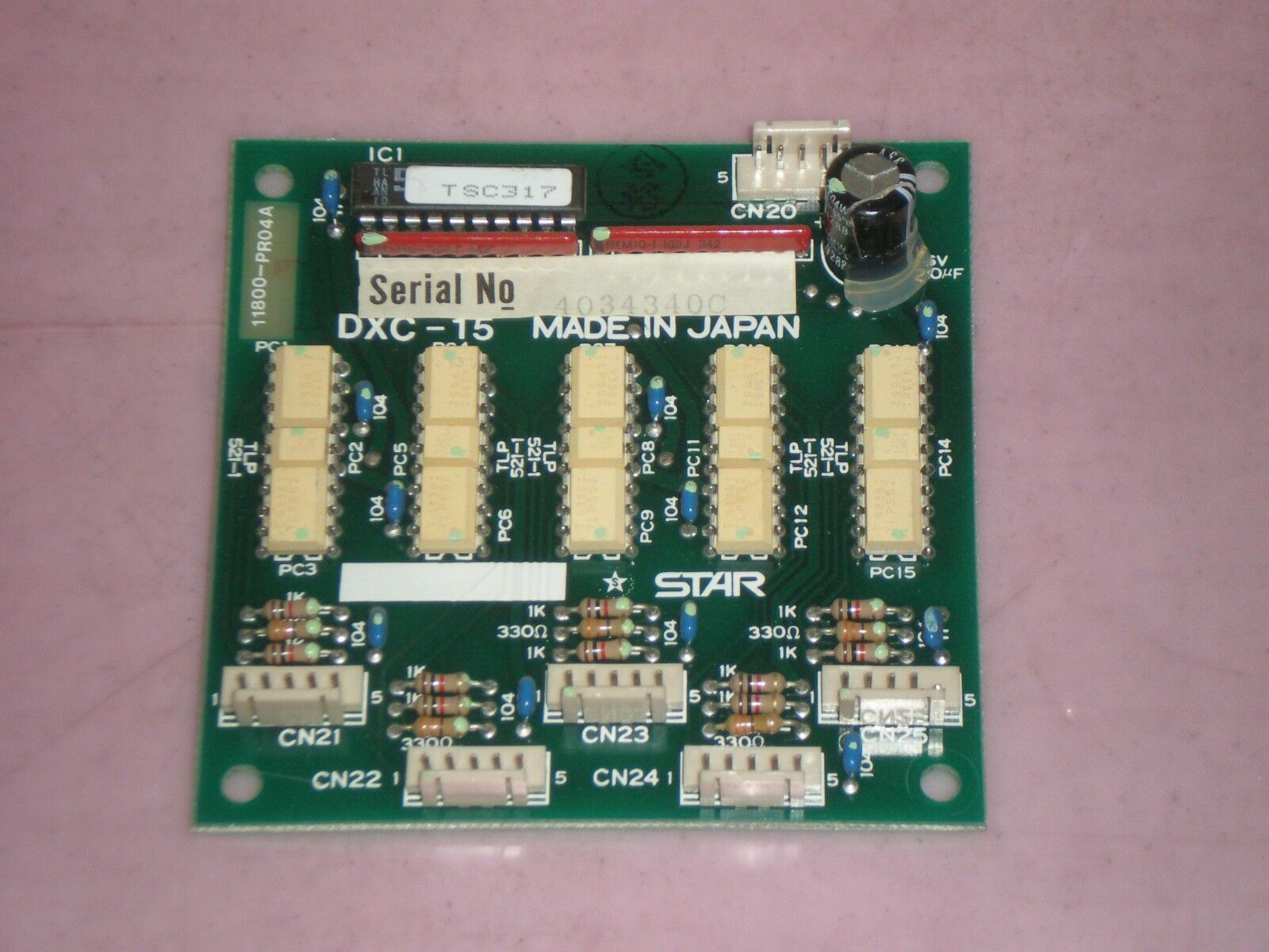 Star 11800-PR04A Seiki Robot Circuit Board 11800-PRO4A Free Shipping! DXC-15