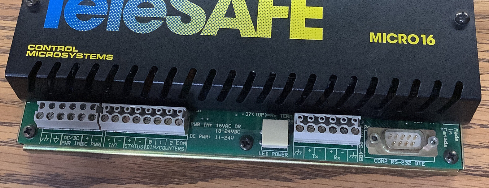 Control Microsystems TeleSAFE 297173 Micro 16 Model 5204 Controller
