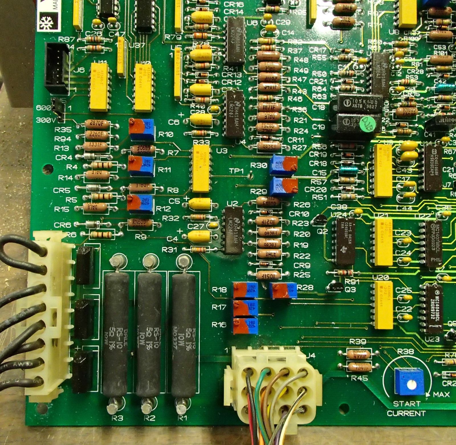 York 031-00936-002 Rev I Logic Control Circuit Board Chiller removedYSCACAS2-CHC