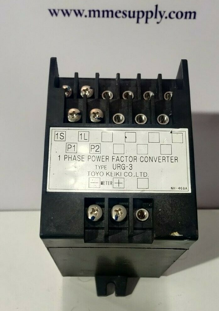 Toyo keiki URG-3 1 PHASE POWER FACTOR CONVERTER