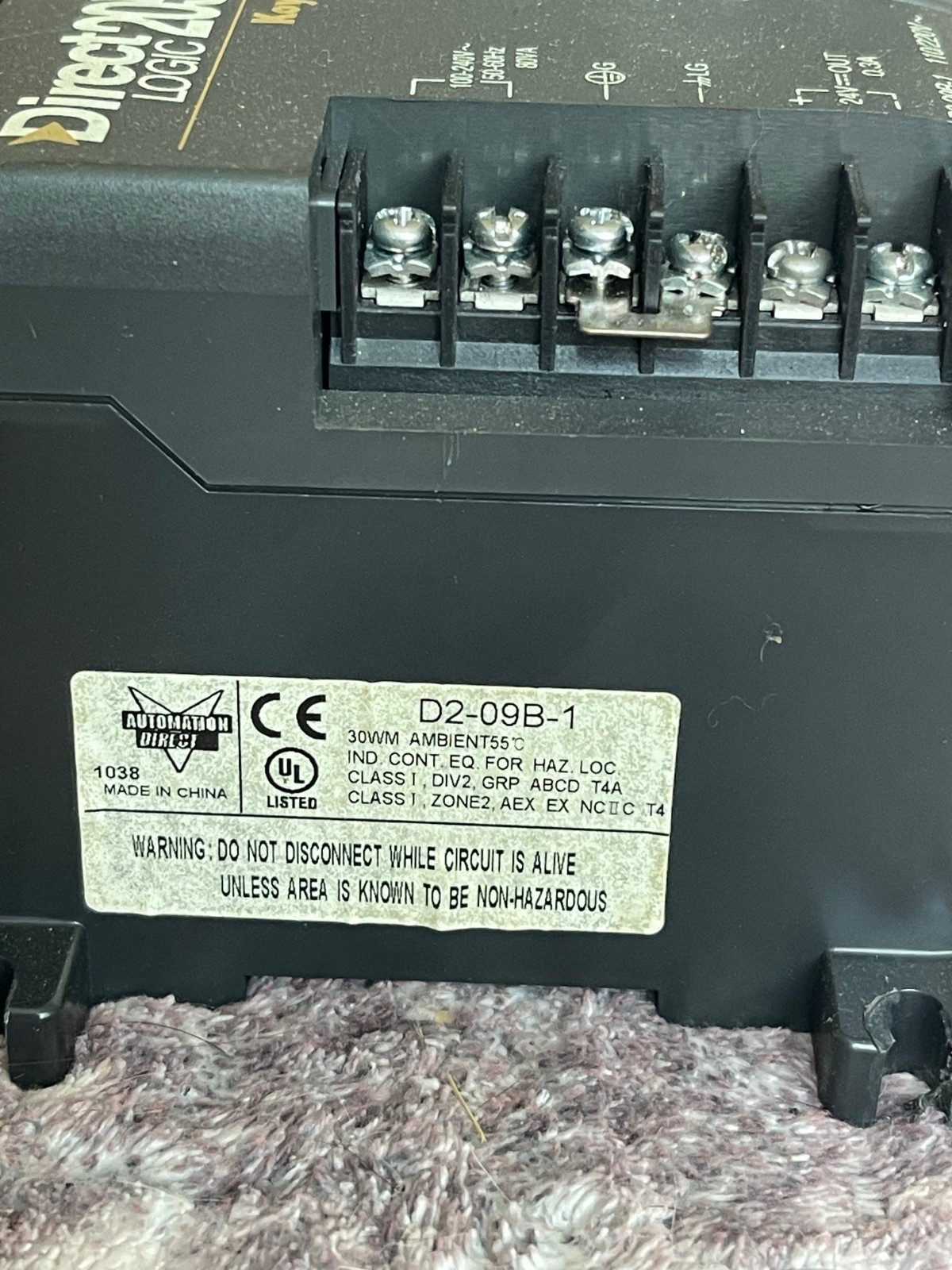 automation direct 205 plc