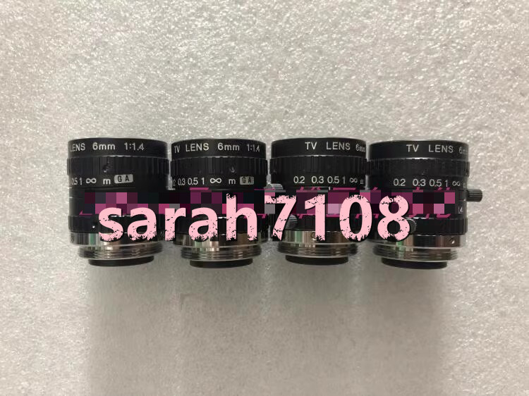 1PC USED TV LENS 6MM 1:1.4 #YY