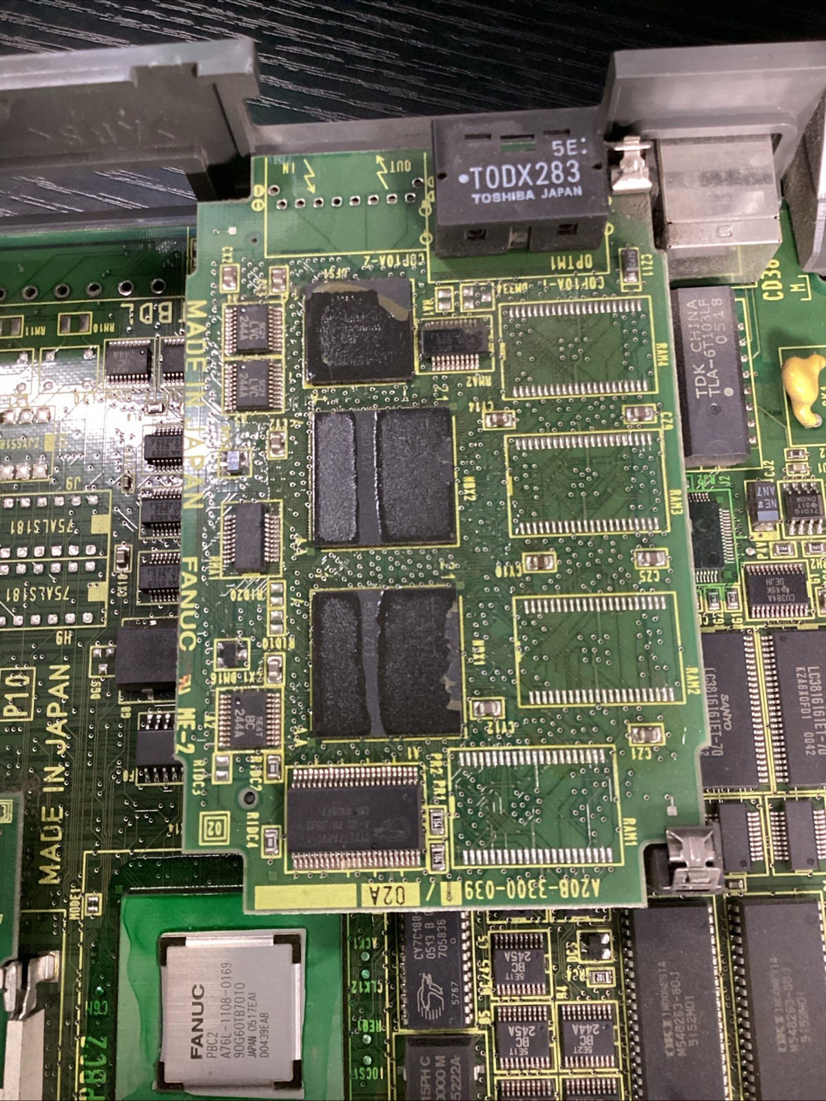 Fanuc A16B-3200-0412/08A Main CPUBoard with Drive/Servo/Memory Boards Used #4