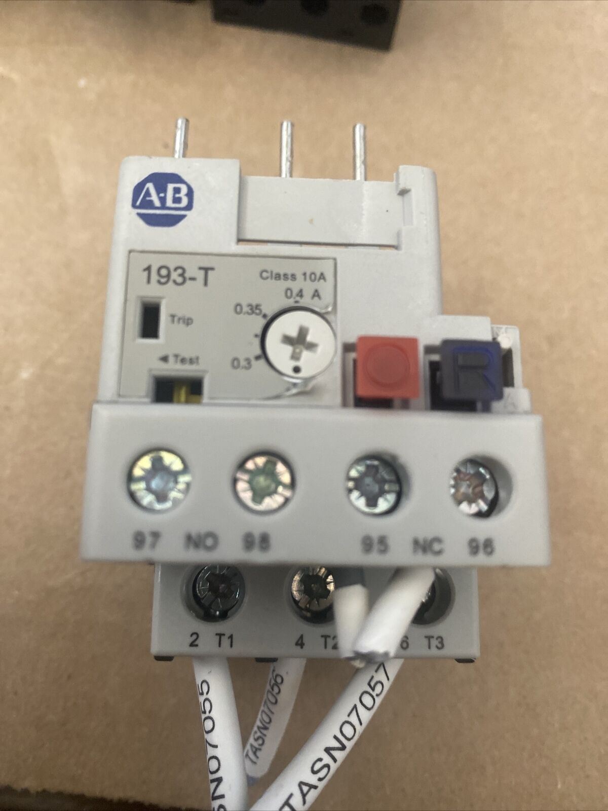 ALLEN BRADLEY 193-T1AA40 SER. A 0.25-0.40A 690V NSNP