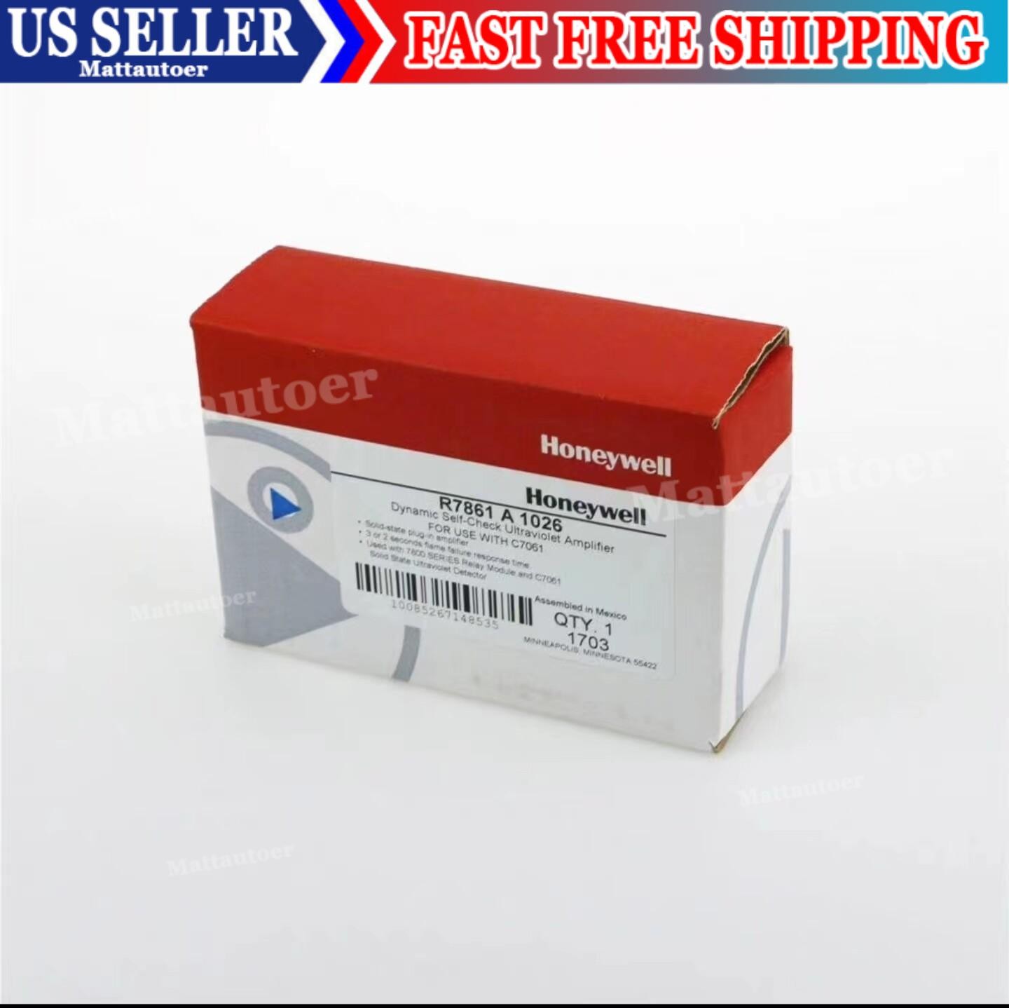 r7861a1026 Combustion controller flame signal amplifier fast ship US Free TAX