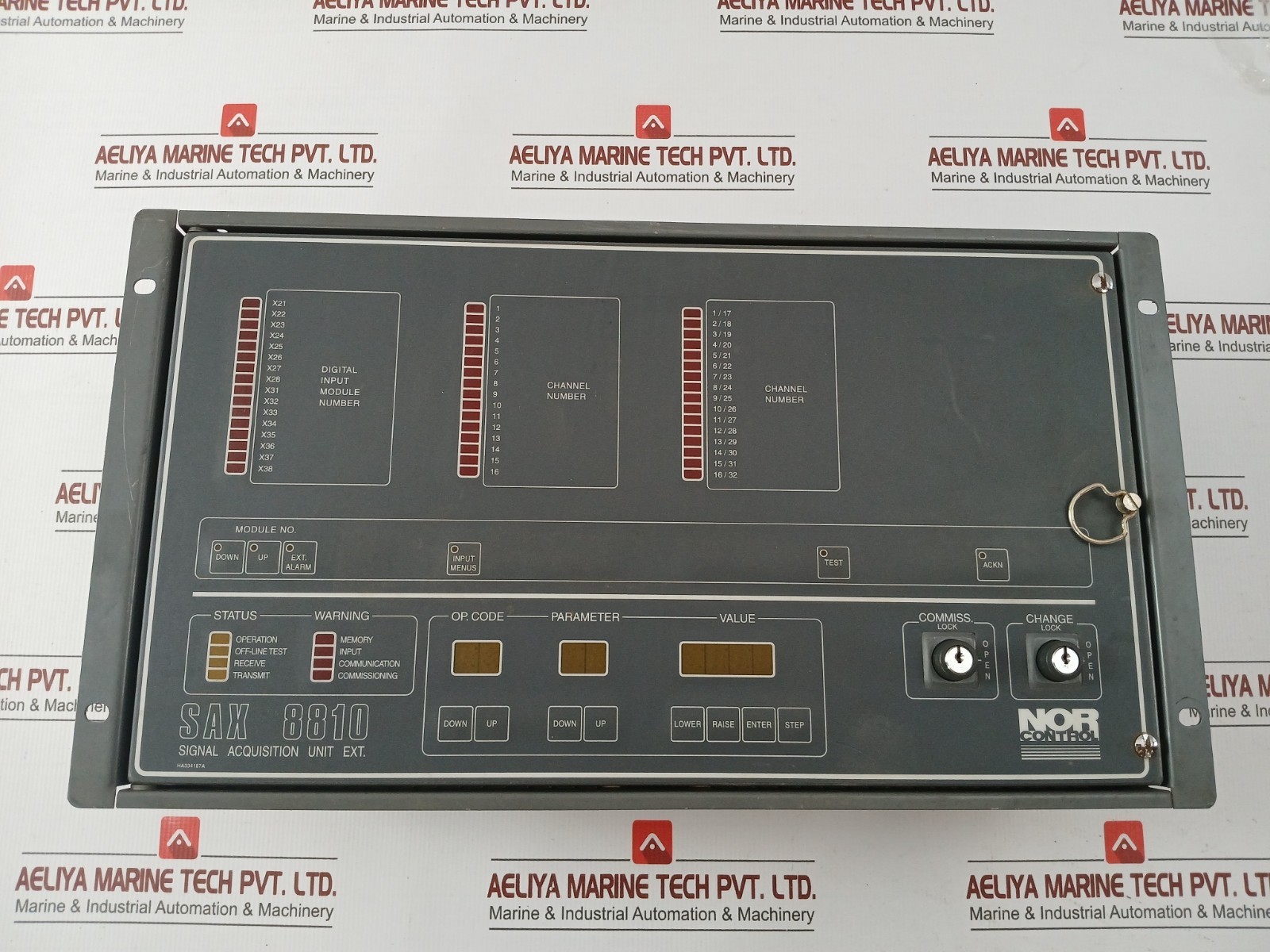 NOR CONTROL SAX 8810 Signal Acquisition Unit NN-832, NA 1001, NA 1008.4