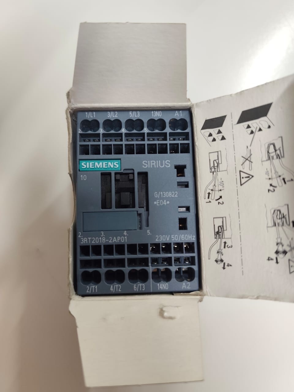 Siemens 3RT2018‑2AP01 High‑Performance & 3‑Pole Contactor for Motor Control
