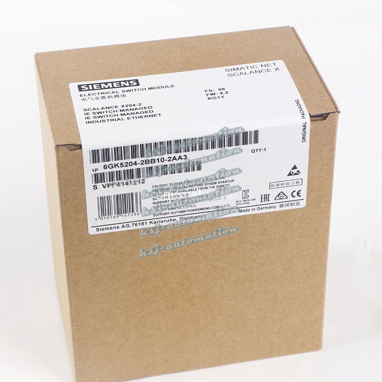 6GK5204-2BB10-2AA3 1PCS NEW SIEMENS 6GK5 204-2BB10-2AA3 Electrical Switch Module
