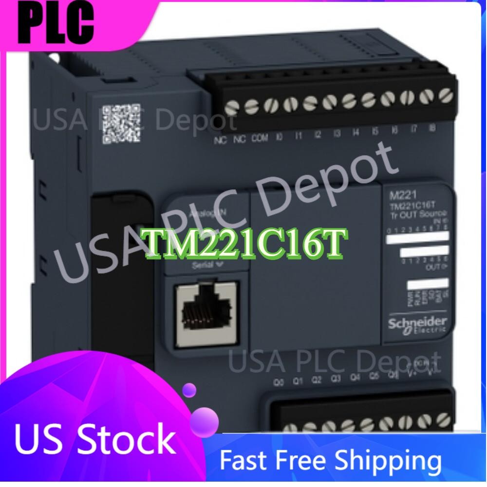One Schneider TM221C16T PLC Module New In Box Fast Shipping