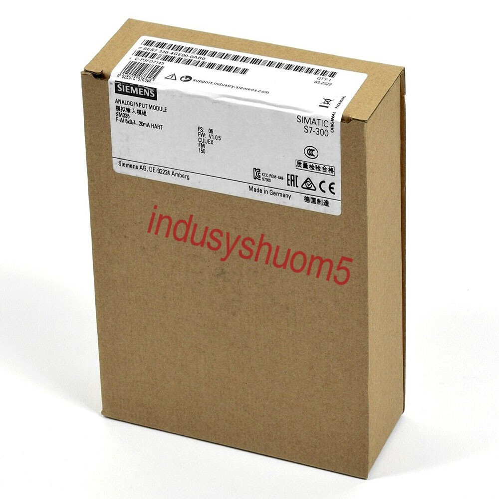 6ES7 336-4GE00-0AB0 NEW SIEMENS 6ES7336-4GE00-0AB0 S7-300 Analog Input Module