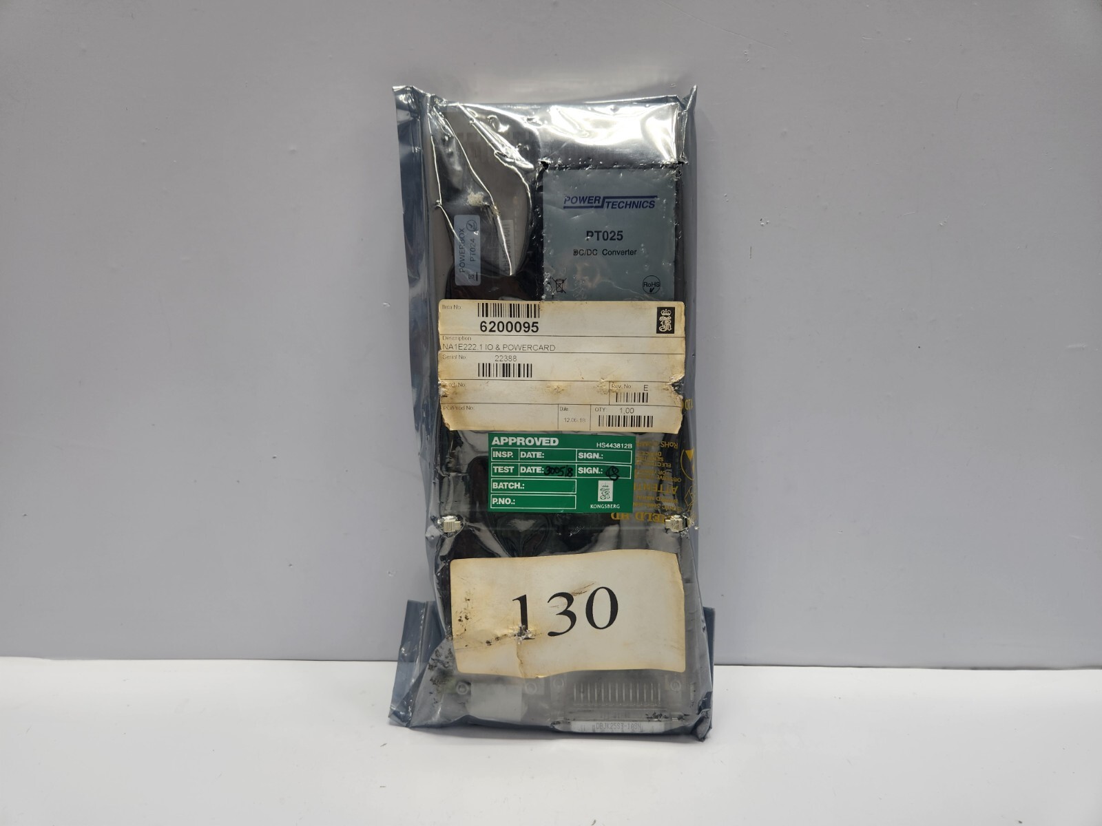 KONGSBERG NA1E222.1 I/O & POWER CARD REV E