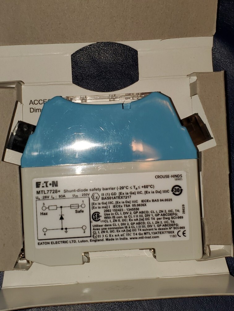 New In Box Eaton MTL7728+ Shunt diode Inmetro NCC OCP 0034