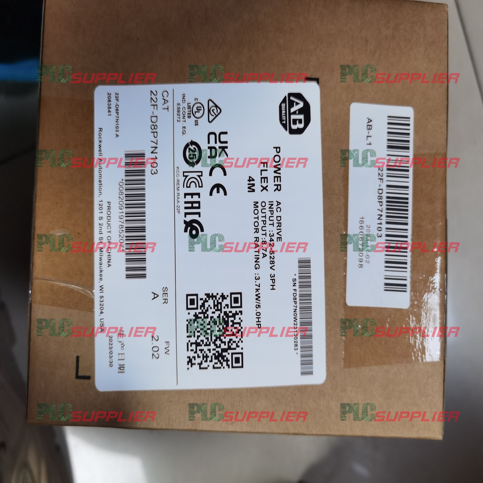 New factory sealed Allen-Bradley 22F-D8P7N103 With 1 Year warranty
