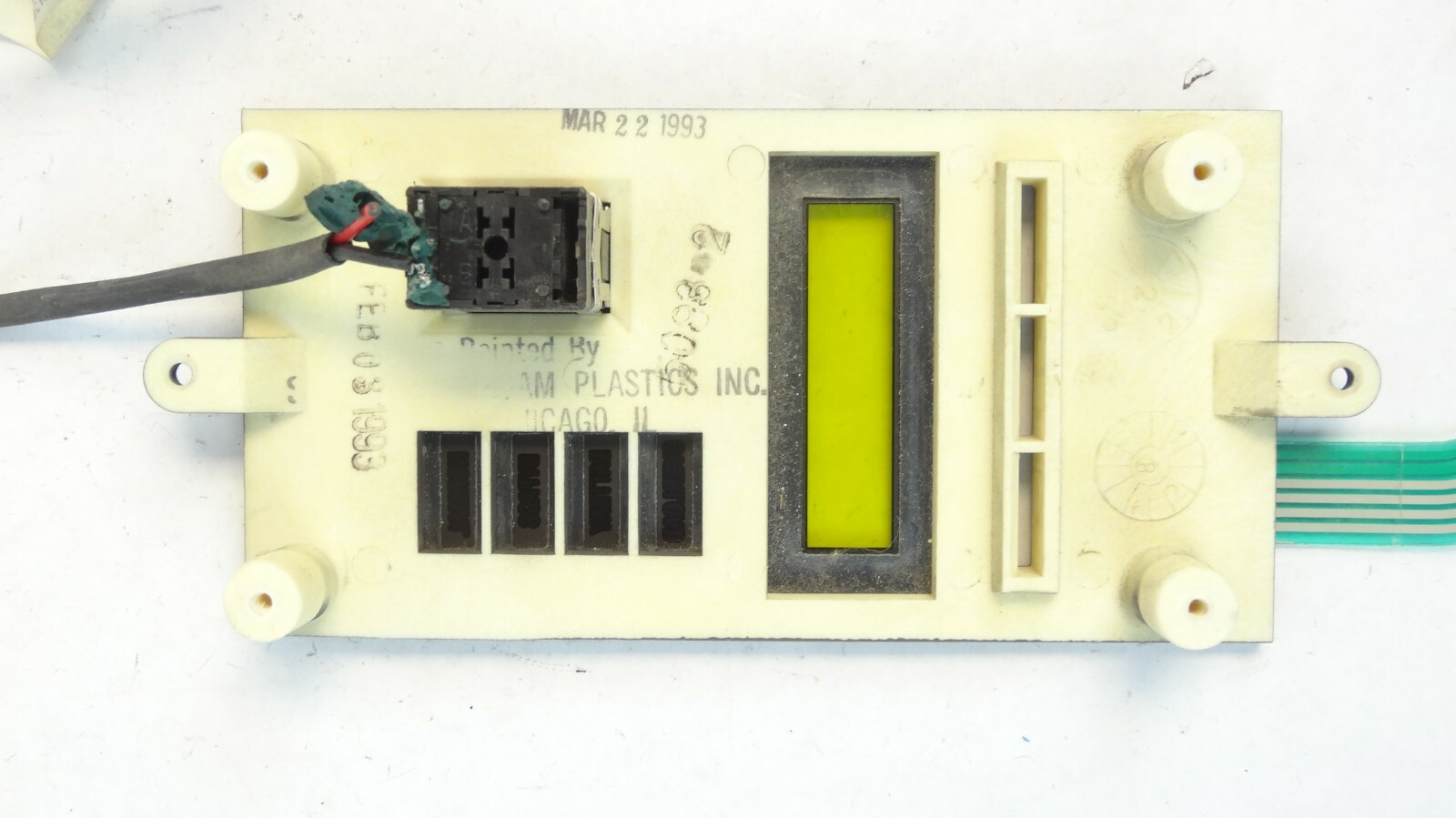 Exide 101072887-004 Rev A Front Control Panel Display PCB Assembly
