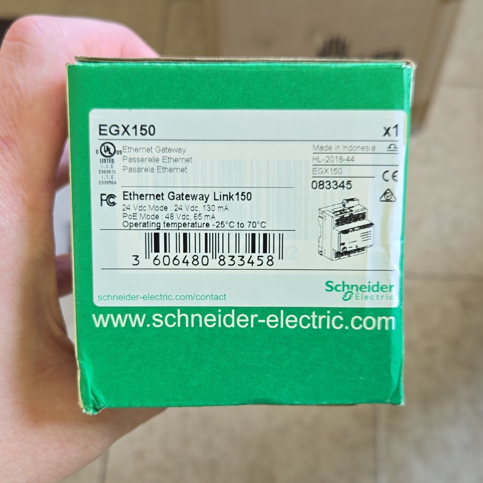 NEW IN BOX Schneider EGX150 Ethernet Gateway Link150