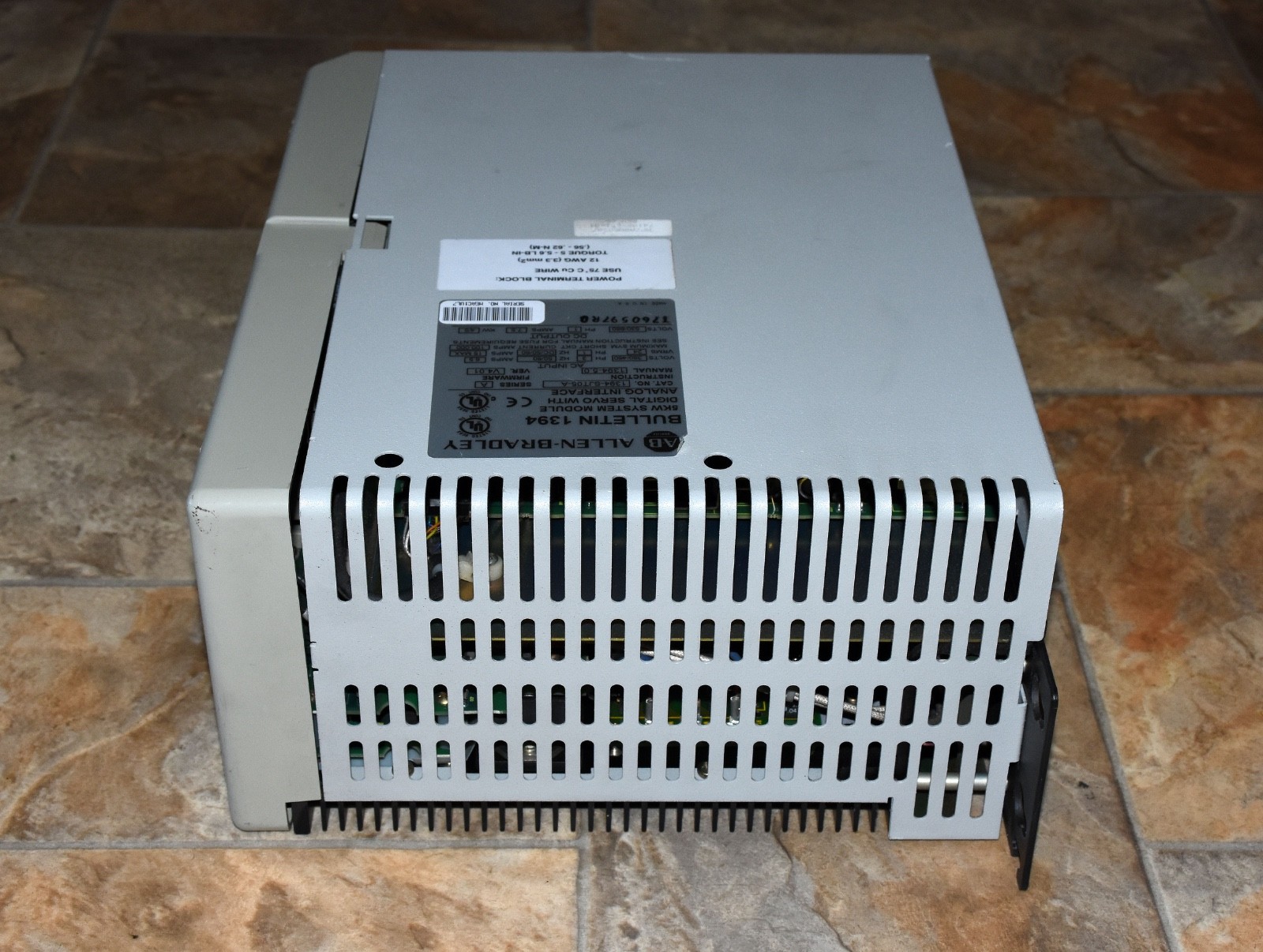 Allen-Bradley 1394-SJT05-A 5kW Servo System Module + 1201-HAP Terminal