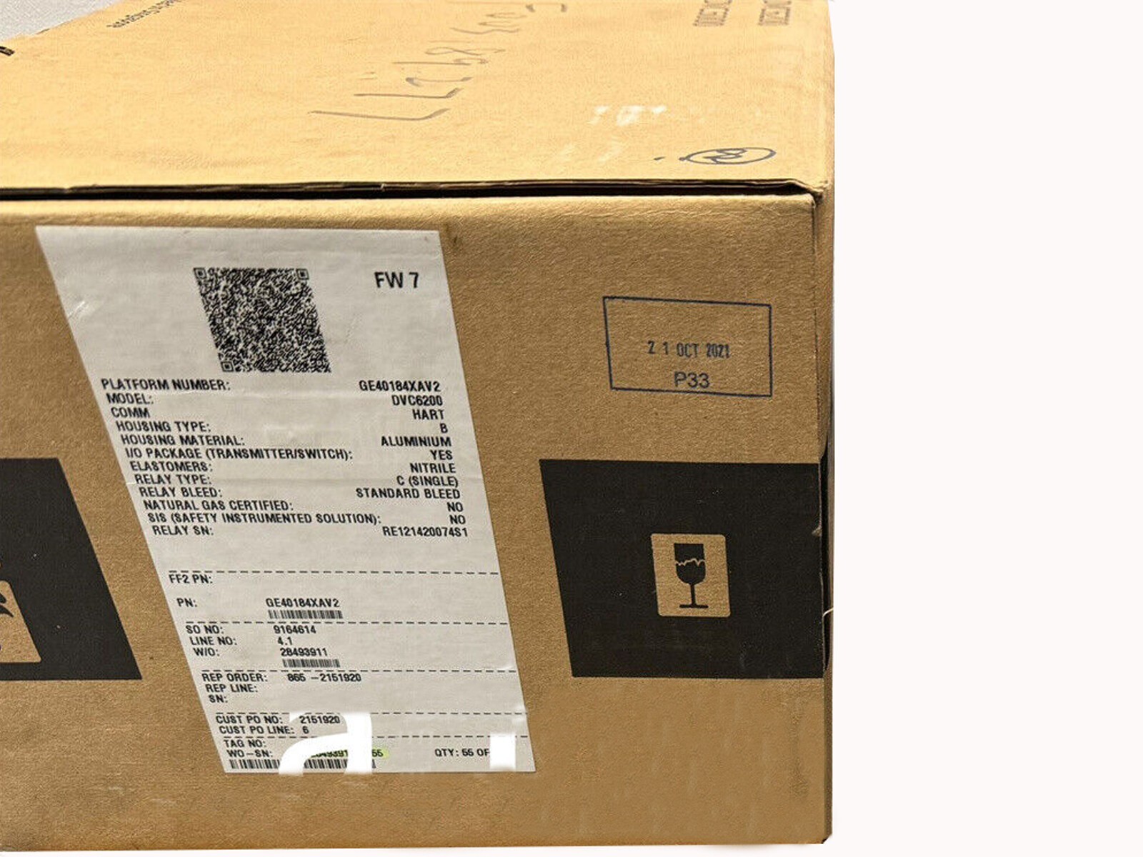 DVC6200 AD IPCS New Single Fisher Valve Positioner DVC6200 AD Without Feedback