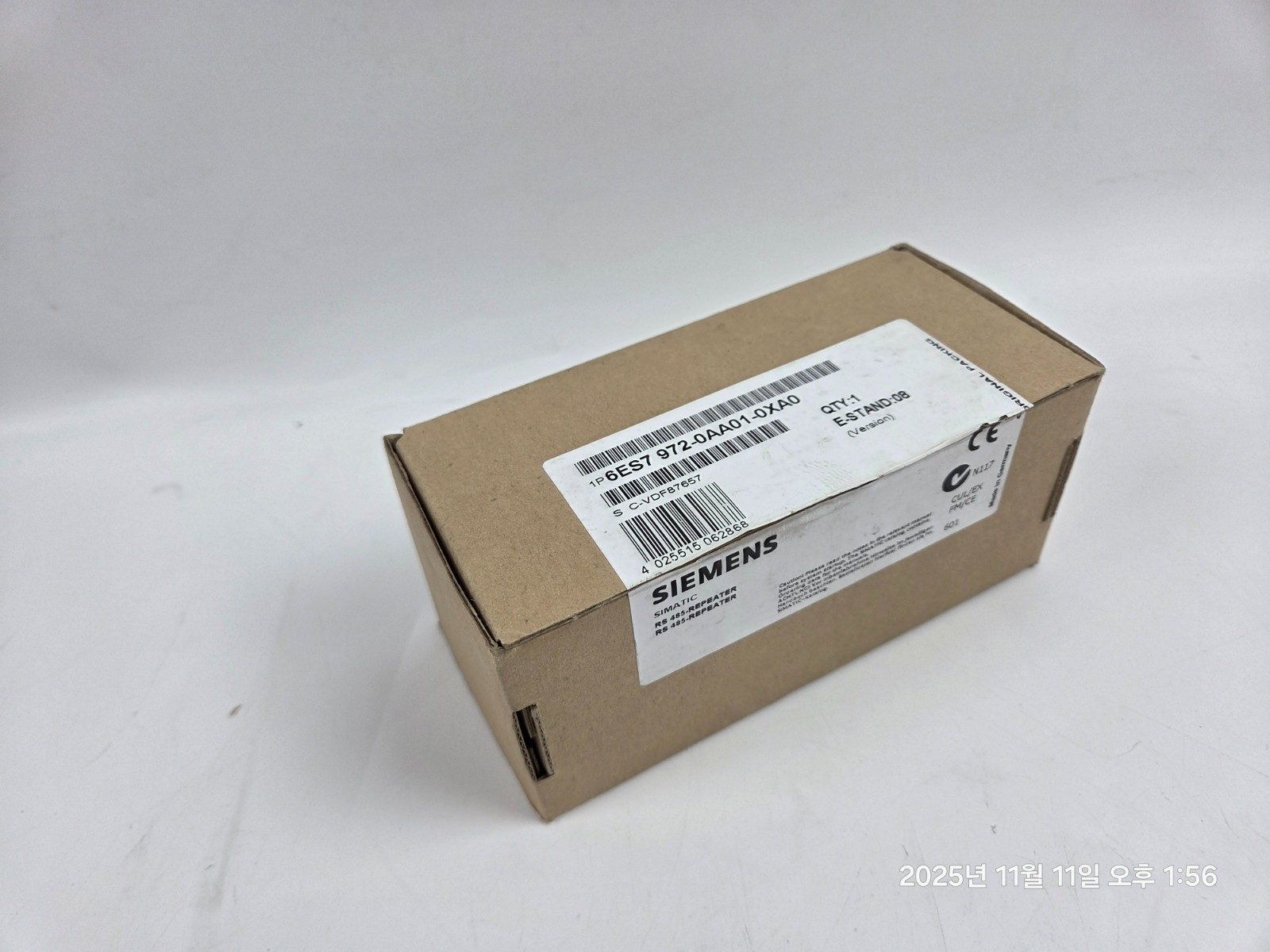 SIEMENS 6ES7972-0AA01-0XA0 EXPEDITED SHIPPING BY FEDEX