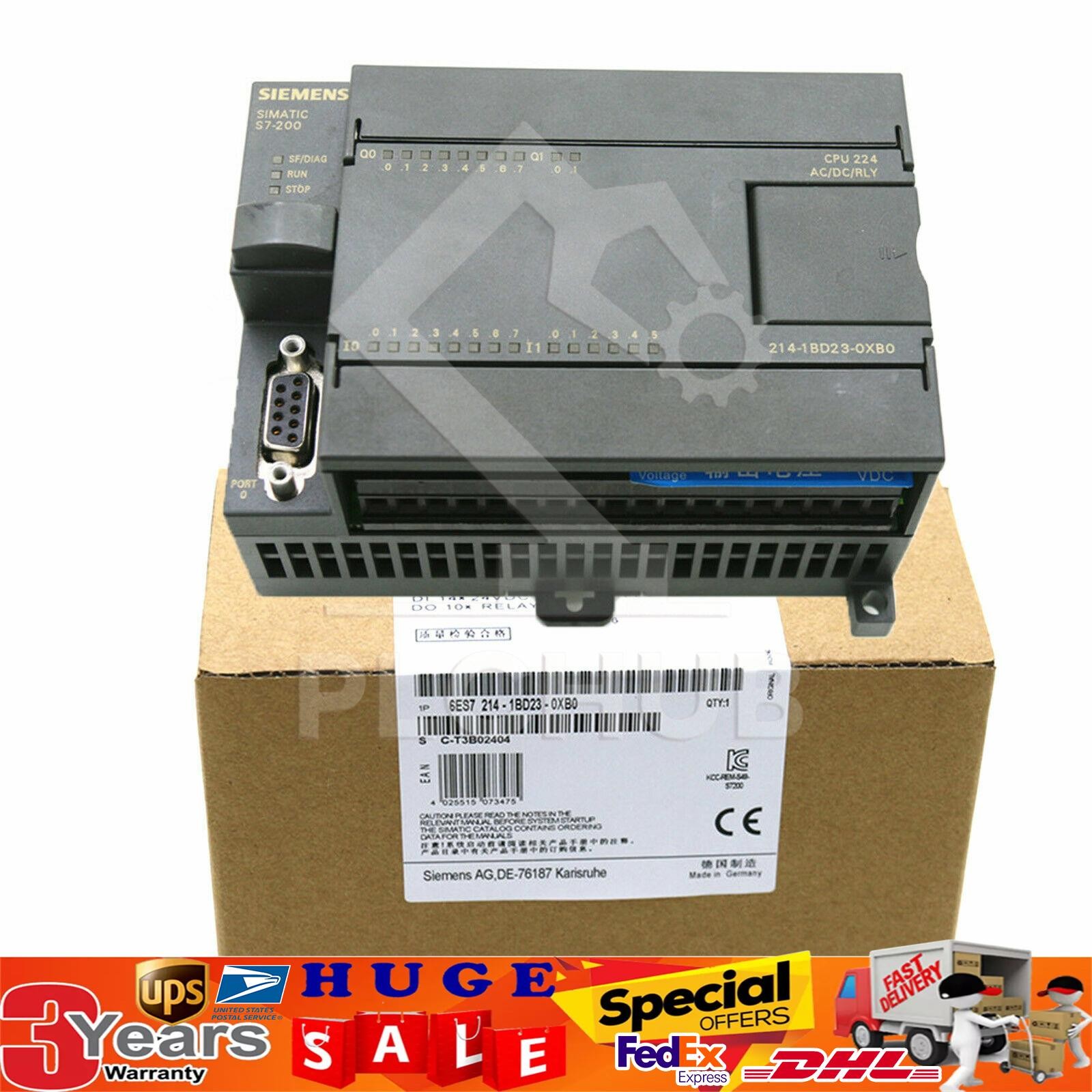 NEW SIEMENS 6ES7 214-1BD23-0XB0 6ES7214-1BD23-0XB0 CPU Module Made In Germany