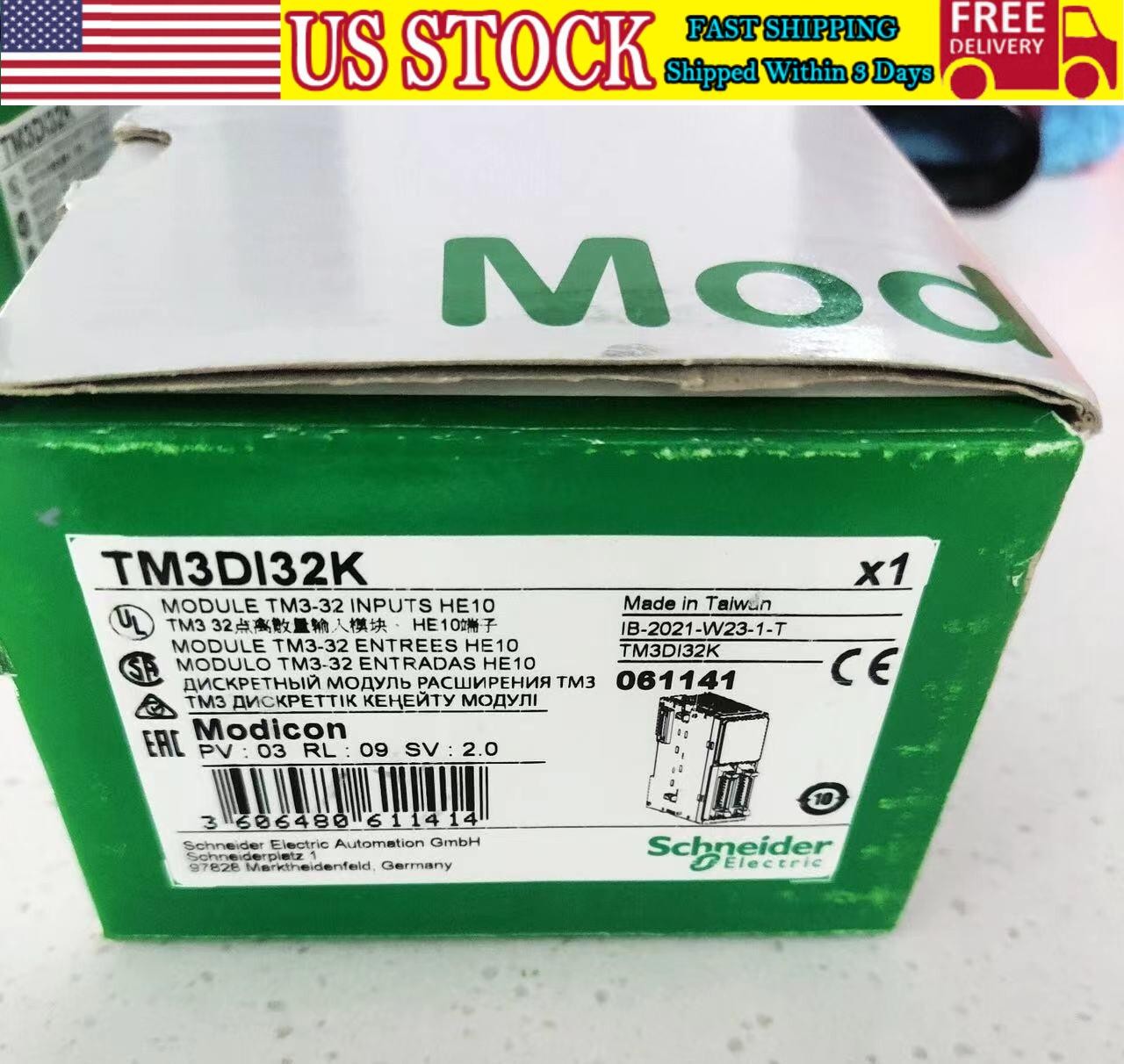 TM3DI32K 1PCS Brand New Schneider TM3DI32K Fast delivery
