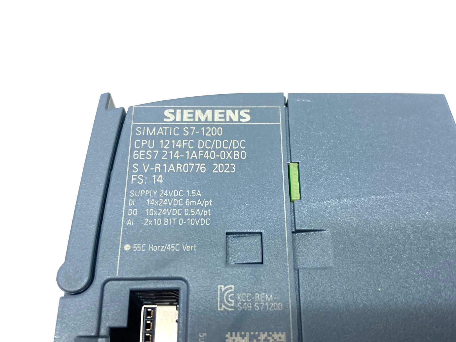 Siemens 6ES7214-1AF40-0XB0 SIMATIC S7-1200 Compact CPU Unit 1214F DC/DC/DC