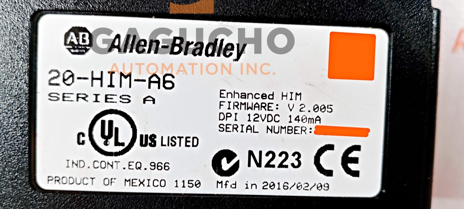 SURPLUS sealed lAllen Bradley 20-HIM-A6 Series A Enhanced HIM Firmware 2022