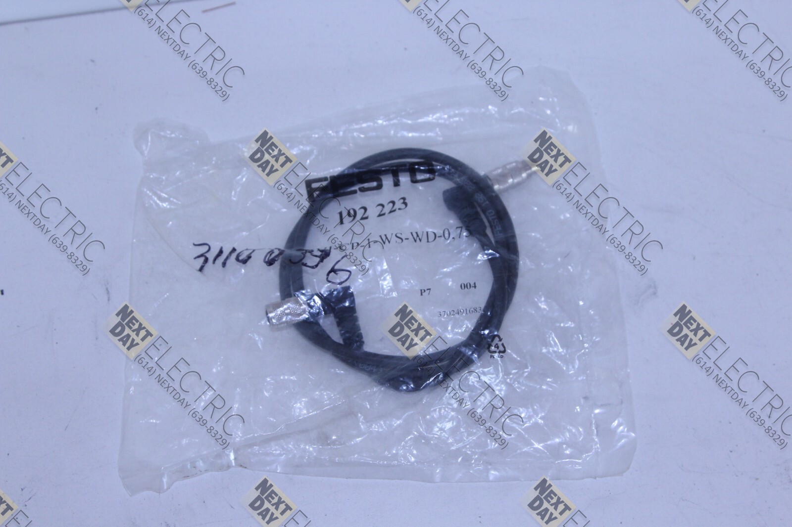 Festo, 192 223, KVI-CP-1-WS-WD-0,75, Fieldbus Connector Cable Cordset Plug Wire