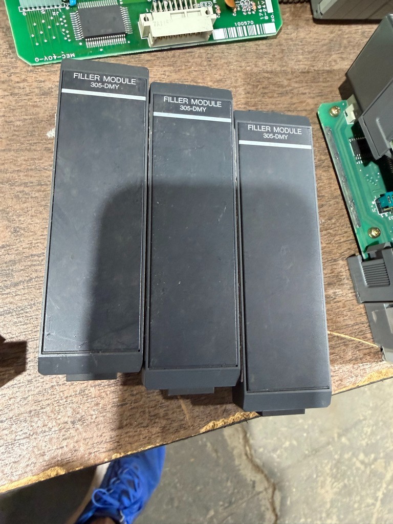 LOT OF 3 SIEMENS TI305-DMY FILLER MODULES W256