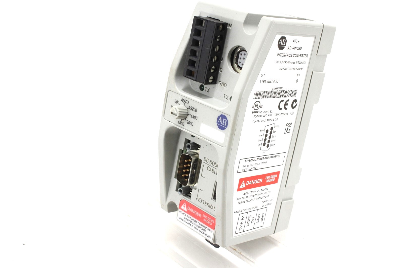 Allen-Bradley 1761-NET-AIC Advanced Interface Converter | RS-232 to DH-485
