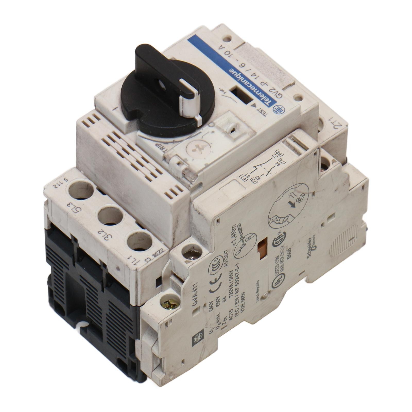 GV2-P14-6-10A + GVAN11 TELEMECANIQUE, “GV2-P14-6-10A + GVAN11 Telemecanique ….
