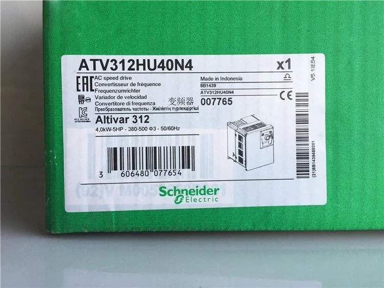 New in box Schneider ATV312HU40N4 Inverter 4.0KW