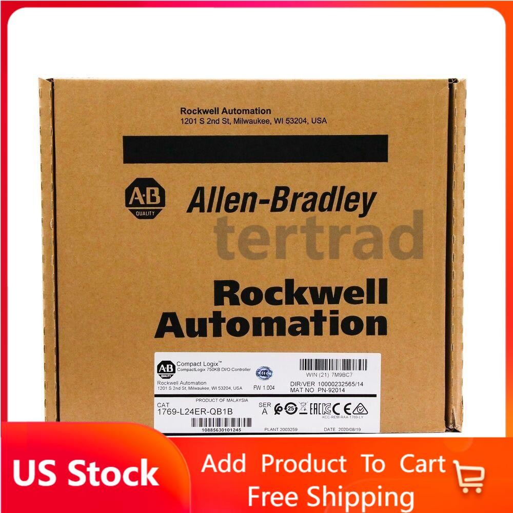 Allen-Bradley CompactLogix 1769-L24ER-QB1B 750KB DI/O Controller 1769L24ERQB1B