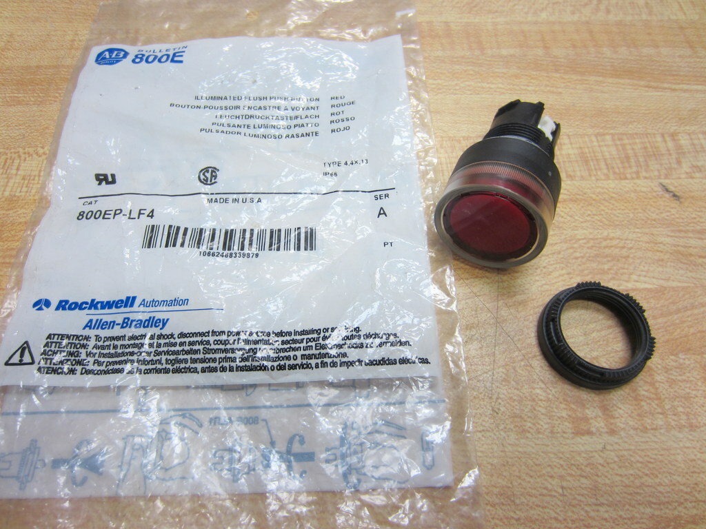 Allen Bradley 800EP-LF4 Button Red 800EPLF4 Series A