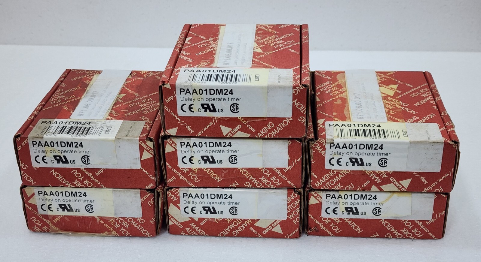 CARLO GAVAZZI PAA01DM24 DELAY ON OPERATE TIMER PAA01 2x SPDT, 24-240VAC/DC