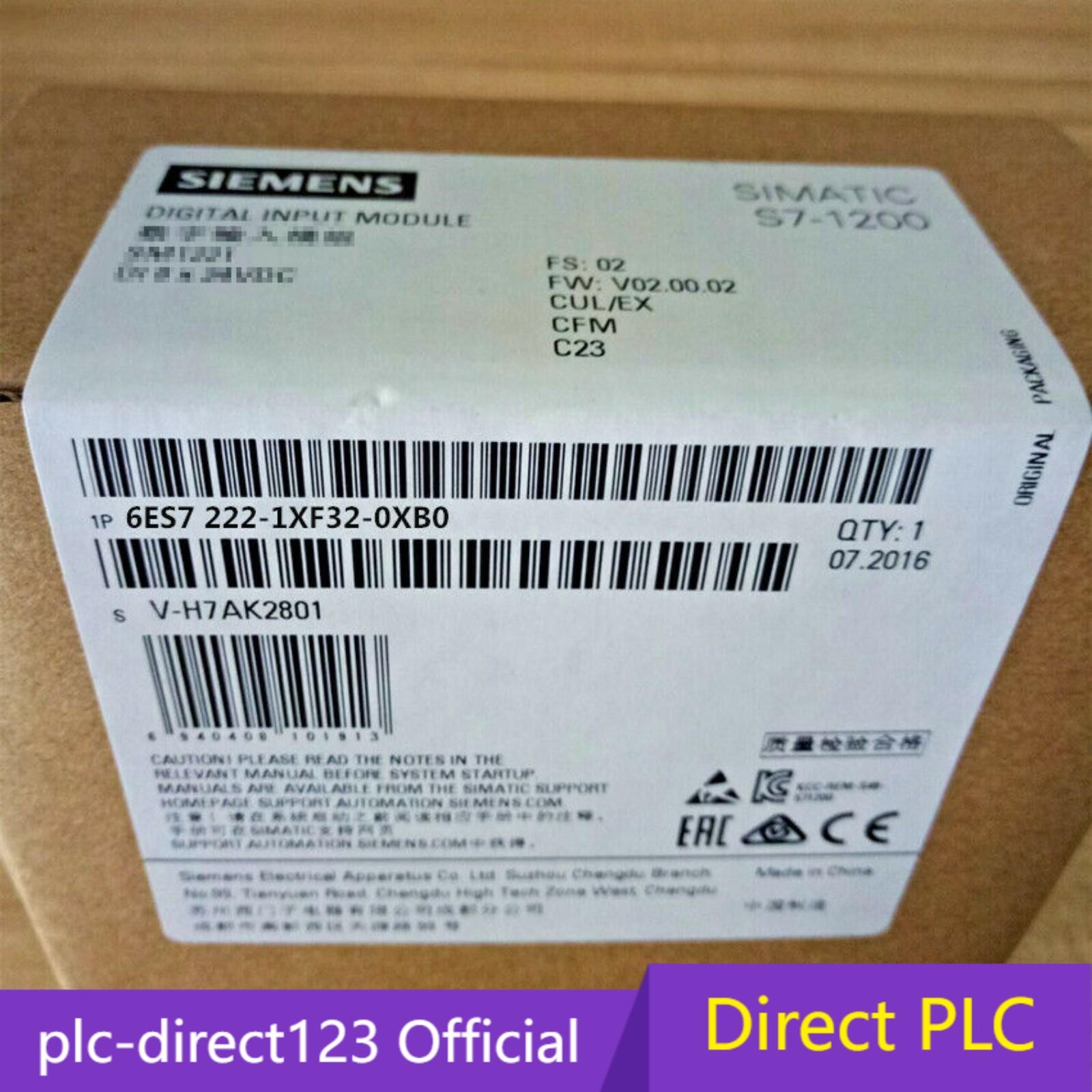 New Siemens 6ES7222-1XF32-0XB0 S7-1200 Digital output SM1222 6ES7 222-1XF32-0XB0