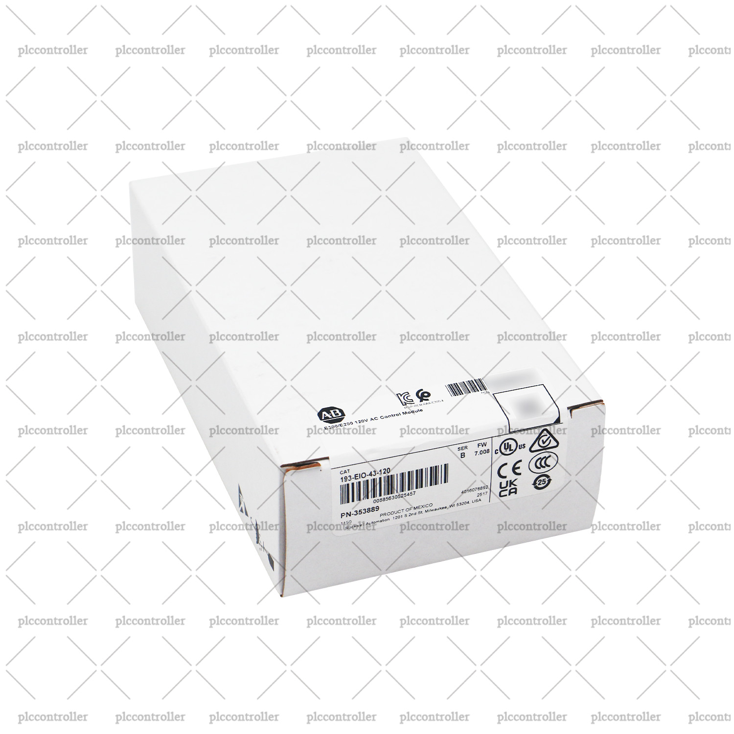 NEW AB 193-EIO-43-120 E300/E200 120V AC Control Module 120V AC