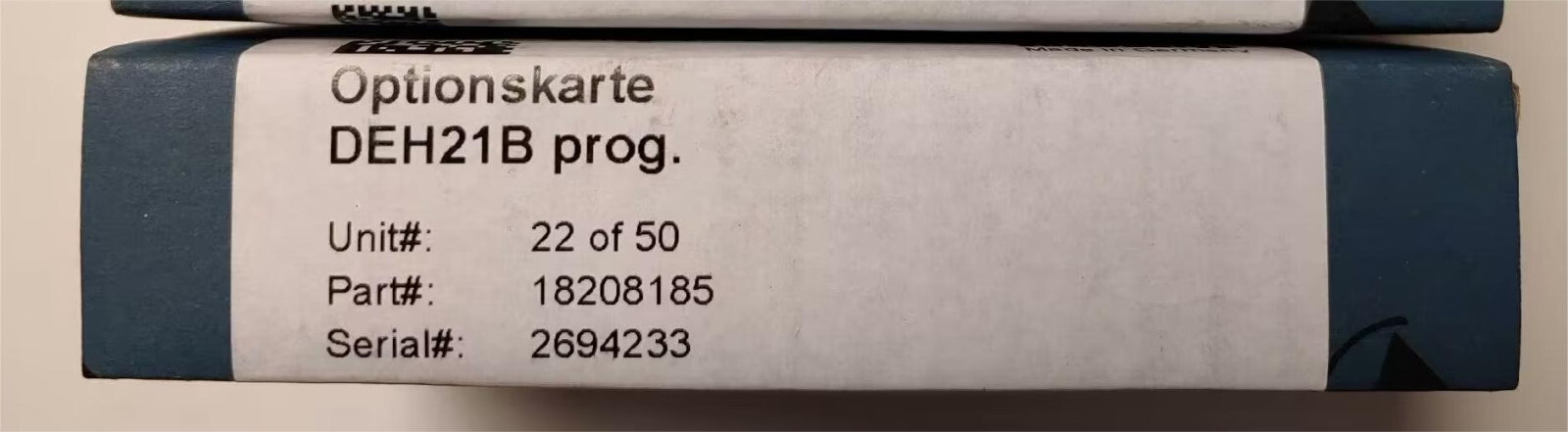 SEW DEH21B 18208185 COMMUNICATION CARD . NEW IN OPEN BOX . DHL