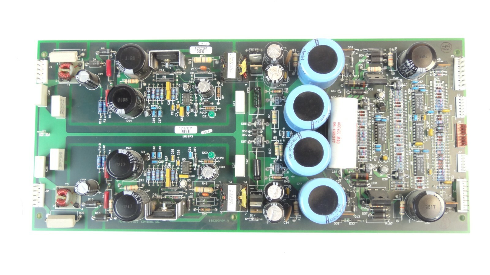 Exide / Powerware 101073011 Rev B Auto Bypass Control PCA Board