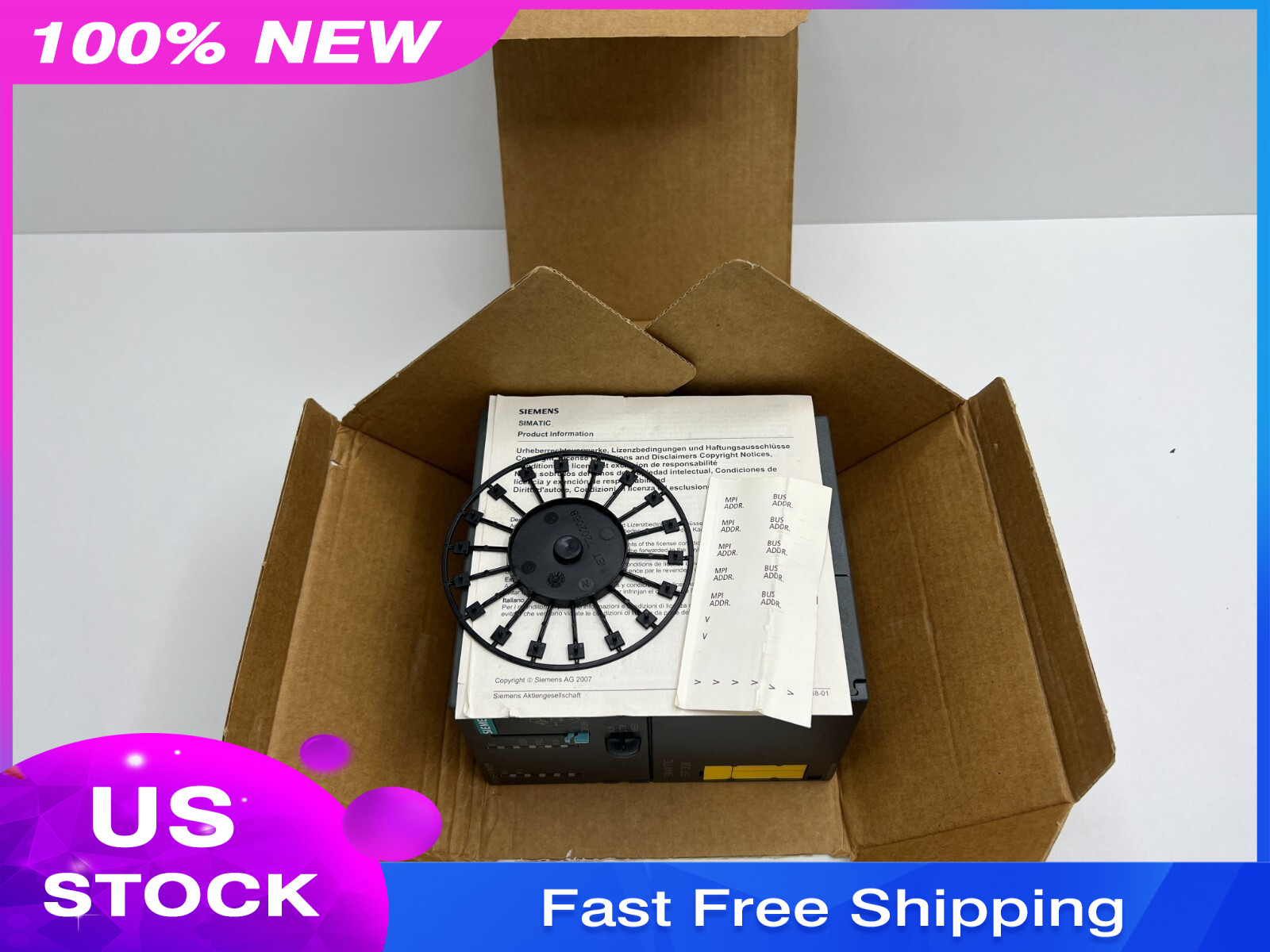New Siemens 6ES7315-2FH13-0AB0 6ES7 315-2FH13-0AB0 SIMATIC CPU315F-2 PN/DP