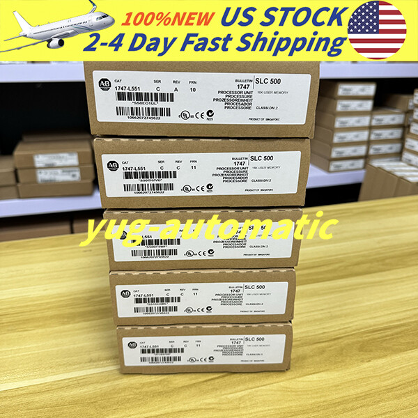 Brand New Allen-Bradley 1747-L551 SLC 500 5/05 CPU Processor Unit Free Shipping