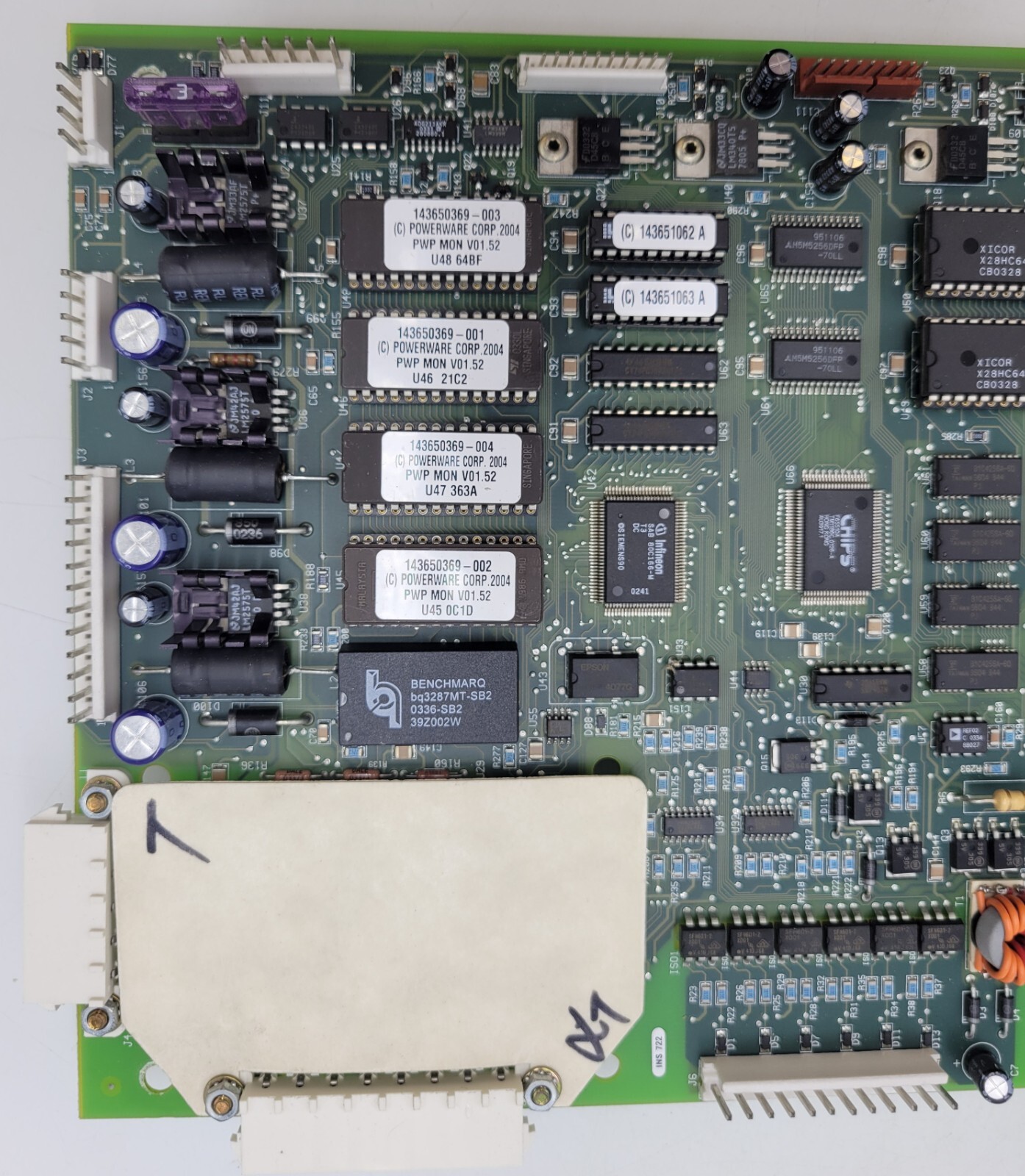 Exide Electronics 101073071-001 REV J06 Monitor Panel Printed Circuit Board