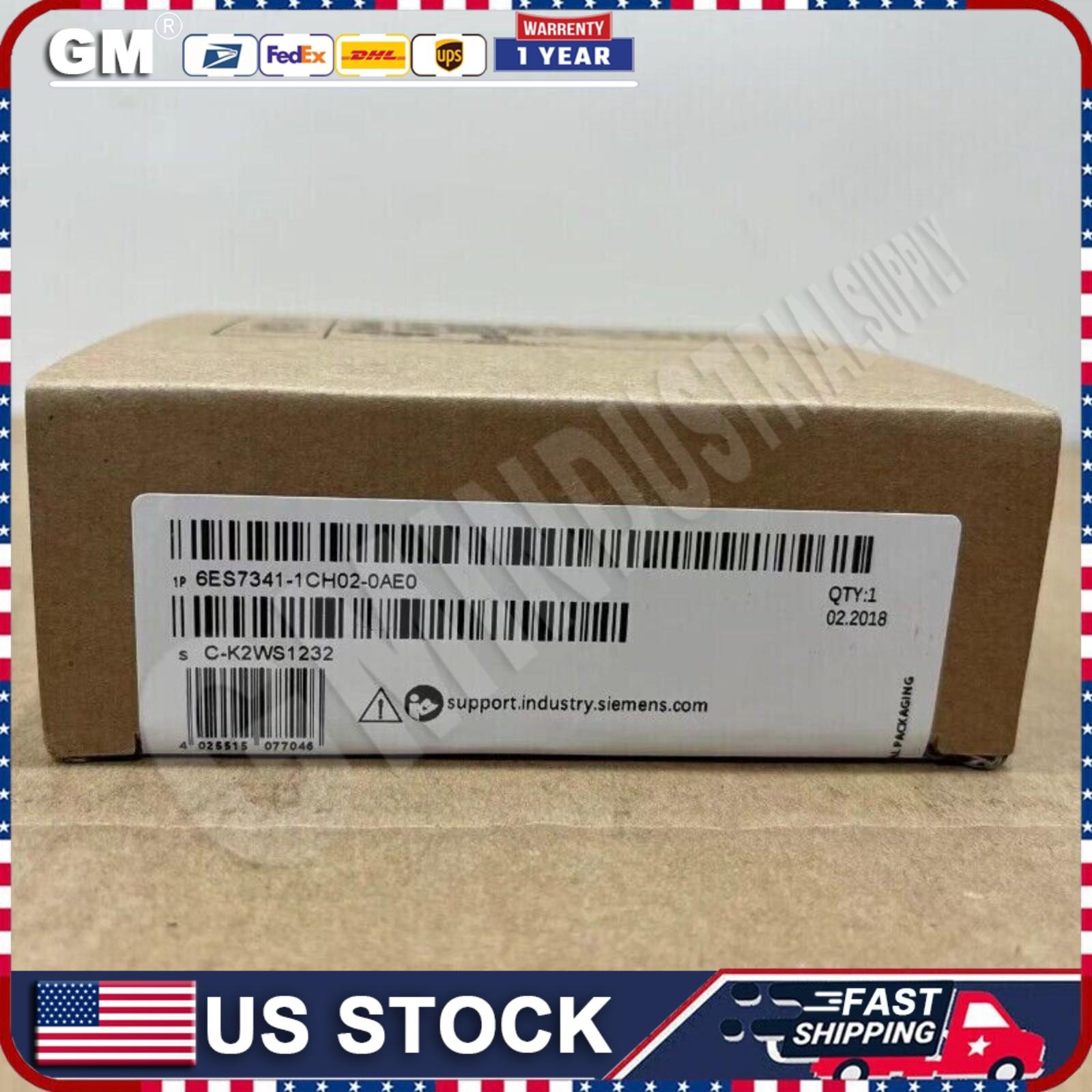 1PC NEW IN BOX Siemens 6ES7341-1CH02-0AE0 6ES7 341-1CH02-0AE0 Fast Ship