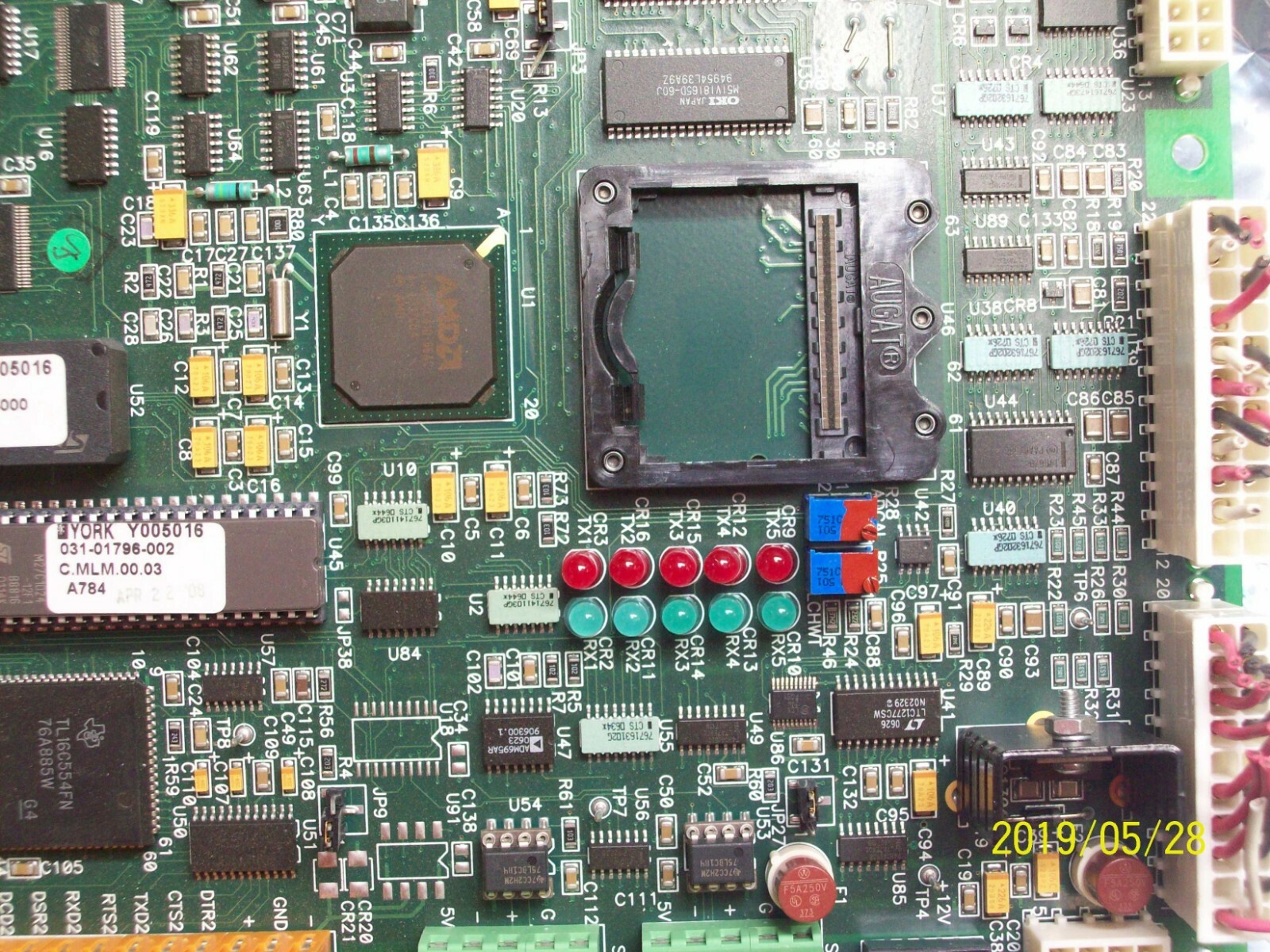 YORK 031-01730-000 REV E CHILLER CONTROL CIRCUIT BOARD (see description)