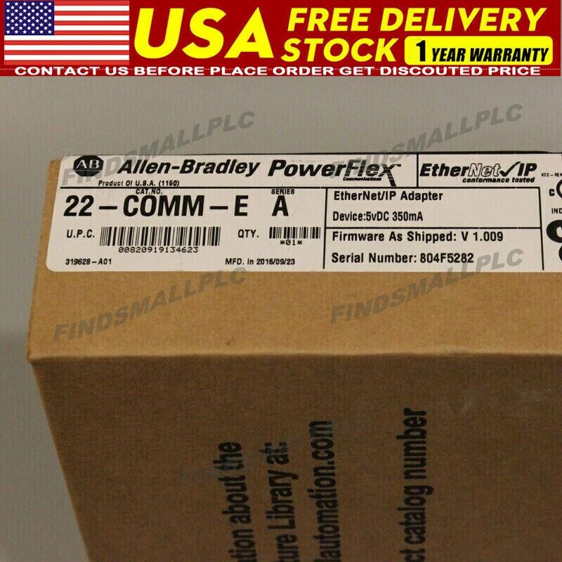 New Sealed Allen-Bradley AB 22-COMM-E SER A PowerFlex Ethernet/IP Comm Adapter