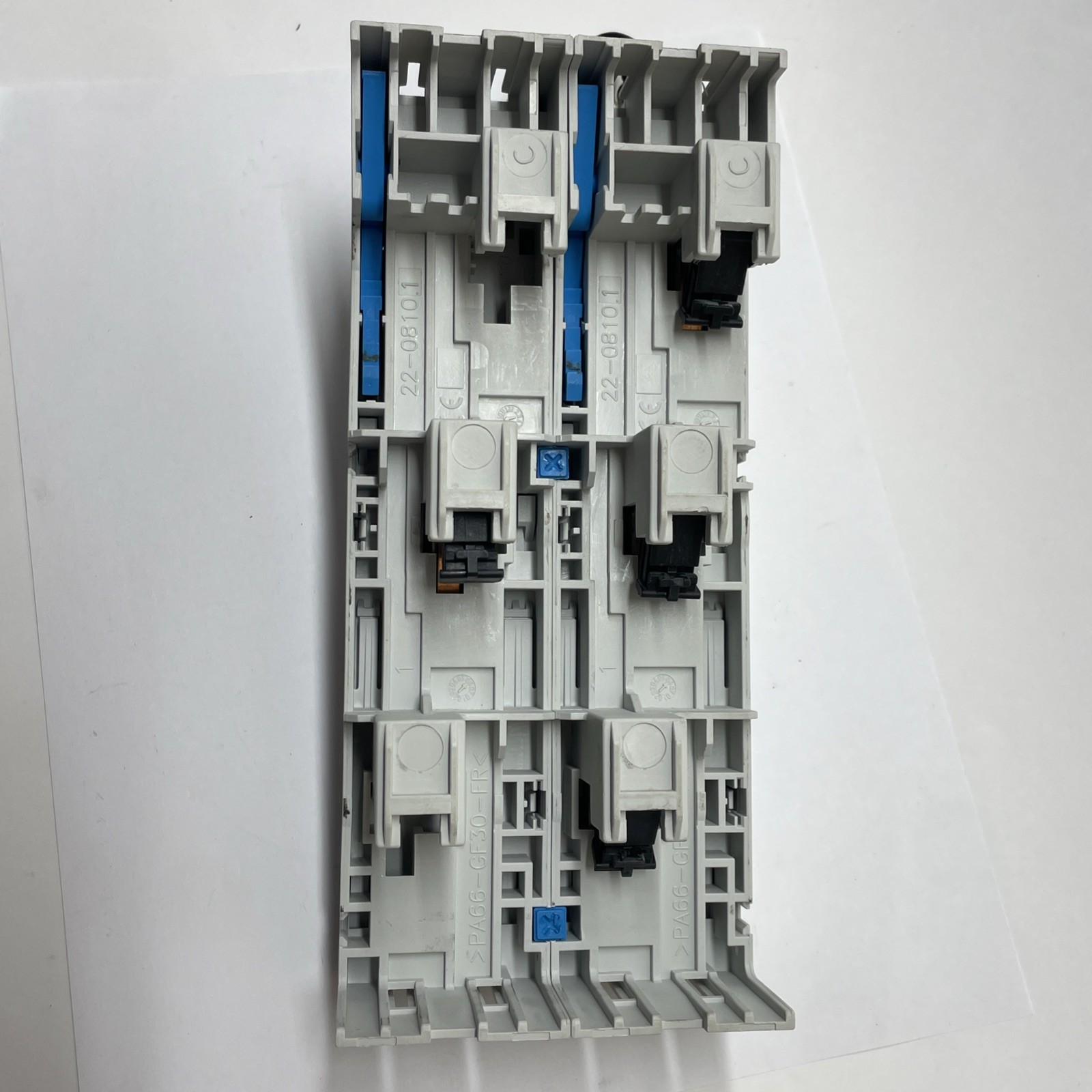 Wöhner 32432 Busbar Adapter 3-Pole 25 A 90×200 mm Mount Rails