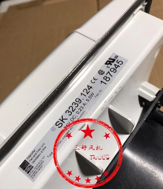 1 pc. Rittal SK3239.124 filter fan cabinet fan and filter unit DC24V-