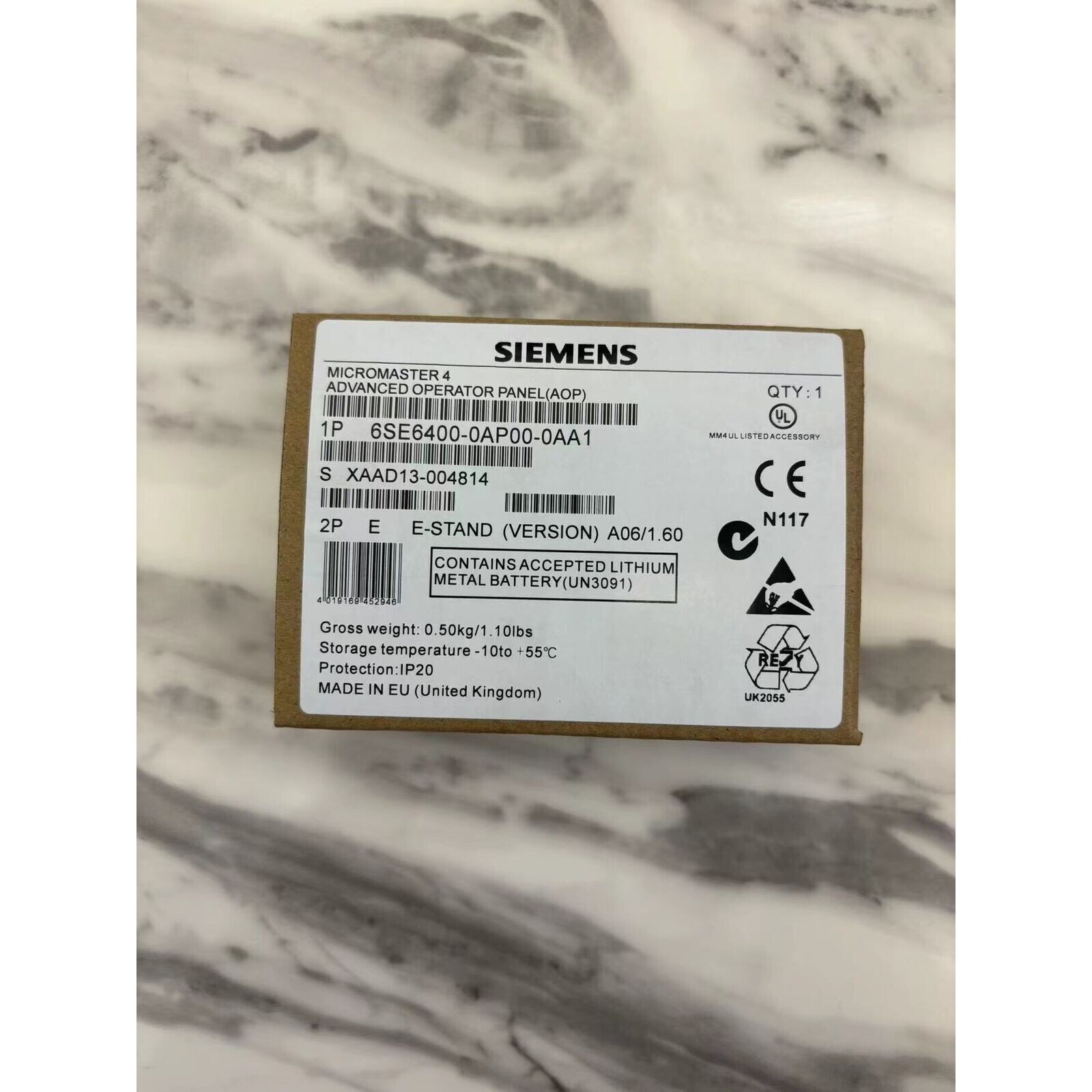 6SE6400-0AP00-0AA1 New Siemens 6SE6 400-0AP00-0AA1 Advanced Operator Panel
