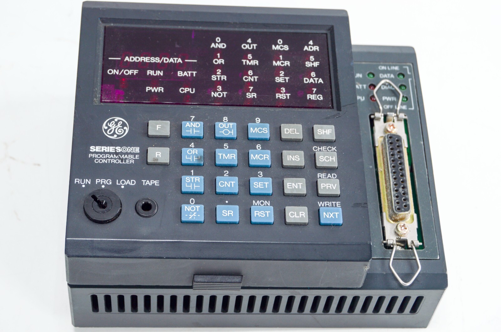 Siemens TI305-03DM PLC Module + GE Fanuc IC610PRG105B Programmer -Key Parts Only